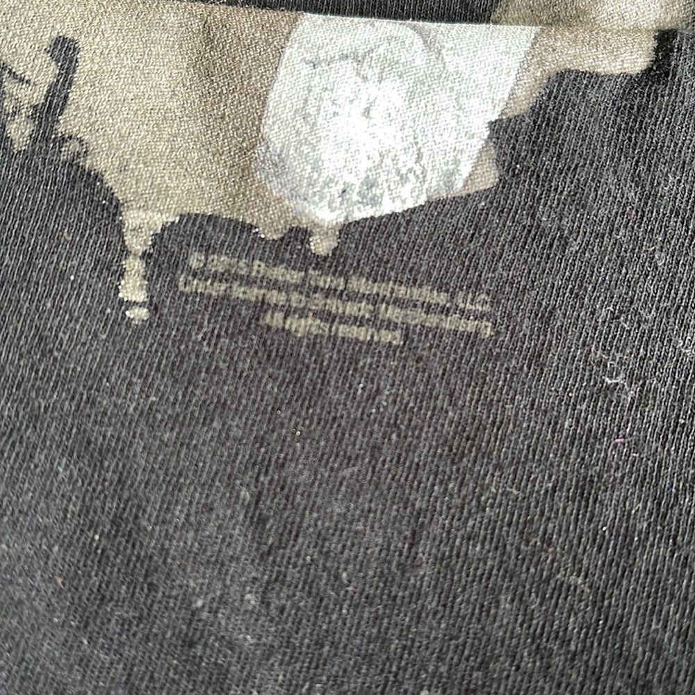 Justin Bieber 2015 Purpose album tour t tee shirt on black short sleeves EUC - Picture 8 of 8